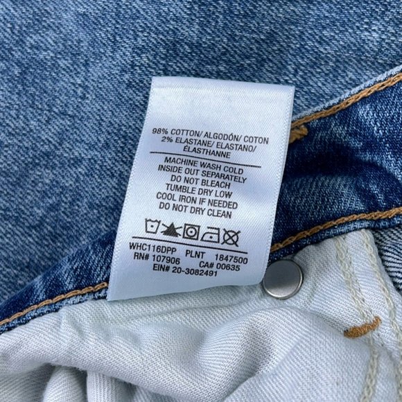 Hudson Womens Holly Crop Boot Cut Jeans Blue Stretch High Rise Pockets 29 New - Picture 12 of 12